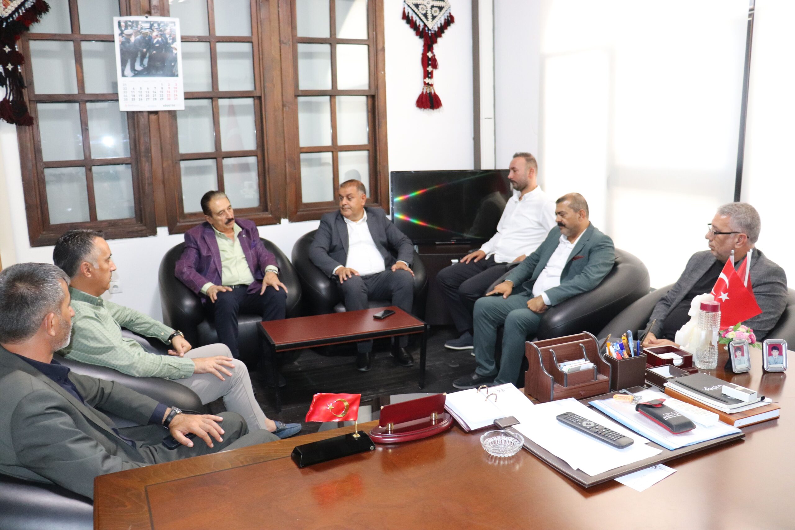 MHP İl Başkanı Gök’ten MESOB Başkanı Keskin’e ziyaret