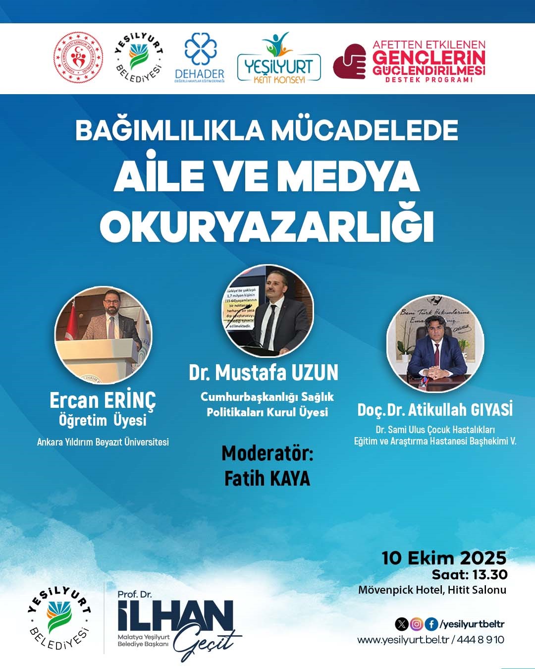 Yeşilyurt Belediyesi’nden Gençlere Yönelik Farkındalık Paneli!