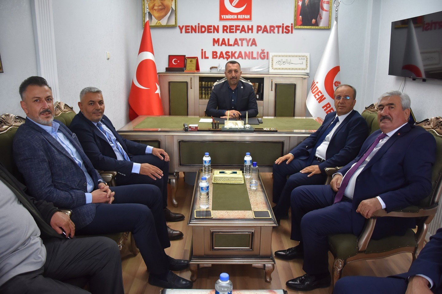 Yeniden Refah Partisi Malatya İl Başkanlığı’na Ticaret ve Sanayi Odası Ziyareti: Ekonomi ve Üretim Politikaları Masaya Yatırıldı