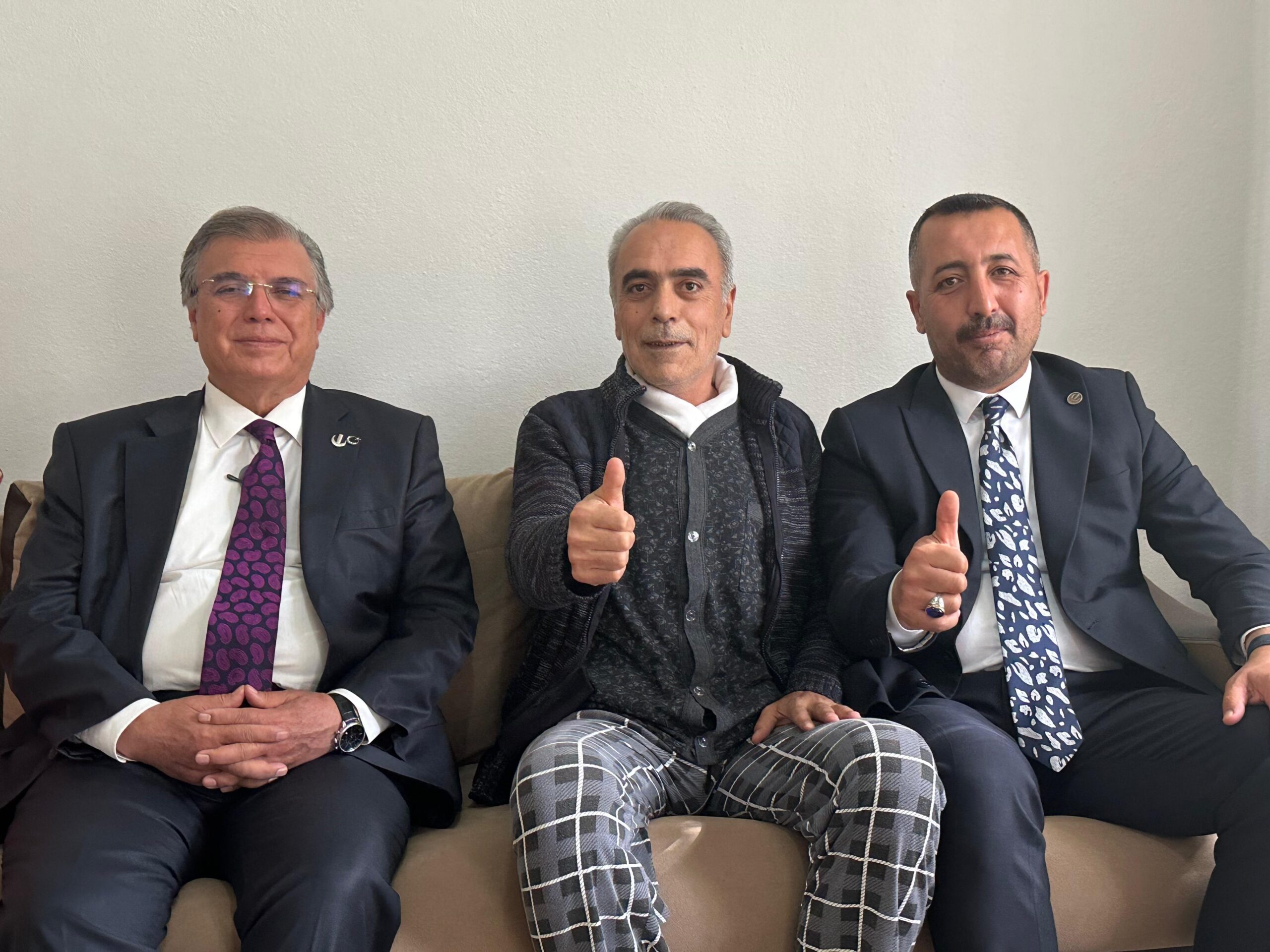 YRP Genel Başkan vekili Aydal’dan Mehmet Zafer’e Taziye Ve Geçmiş Olsun Ziyareti