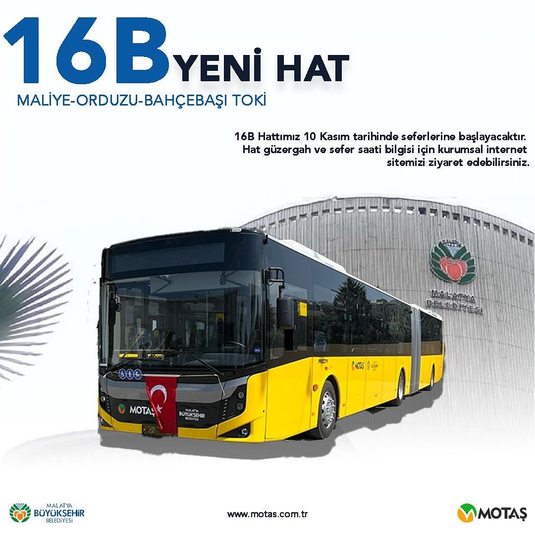 MOTAŞ, Bahçebaşı TOKİ ve Orduzu’ya Yeni Hat Hizmeti Başlatıyor