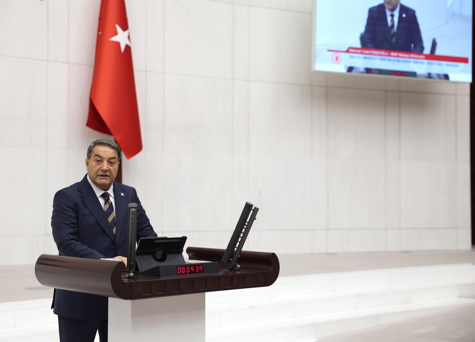 Mehmet Fendoğlu TBMM’de Konuştu: “Terörsüz Türkiye Milli Hedefimiz”