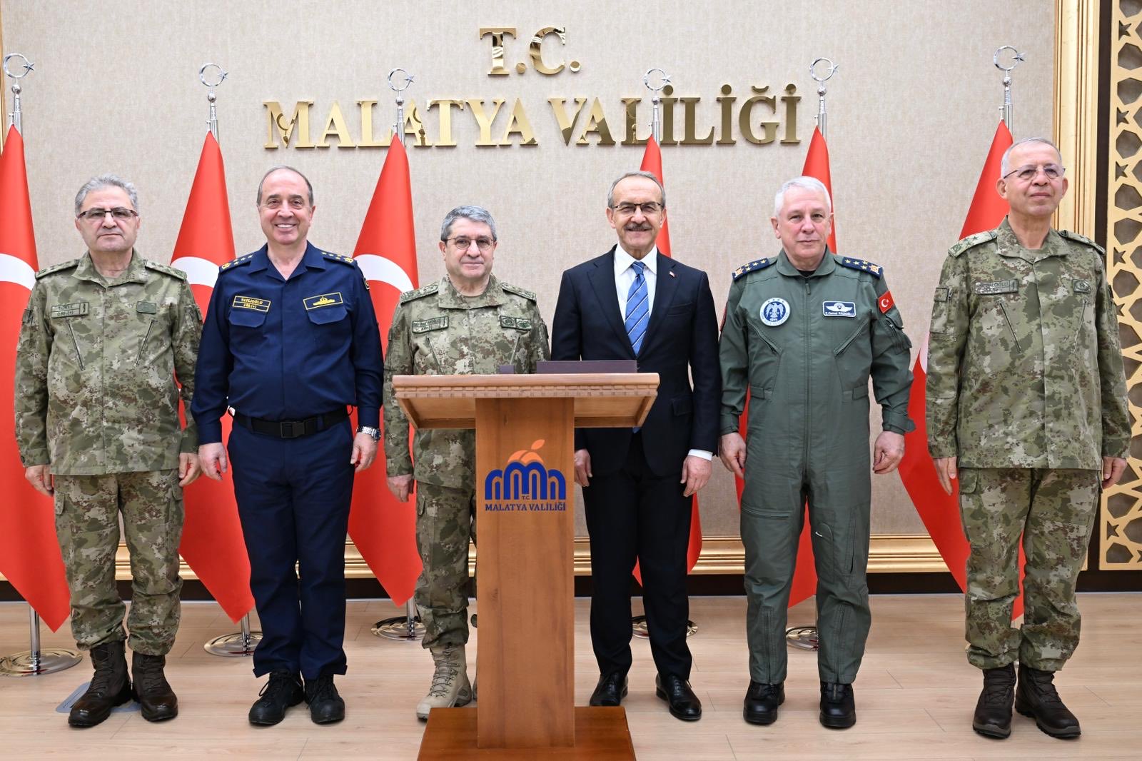 TSK Üst Kademesi Malatya’daydı, Bölgesel Gelişmeler Masaya Yatırıldı