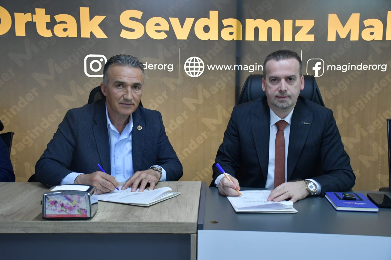 MAGİNDER İle Hekimhan Muhtarlar Derneği Arasında Kardeş Dernek Protokolü