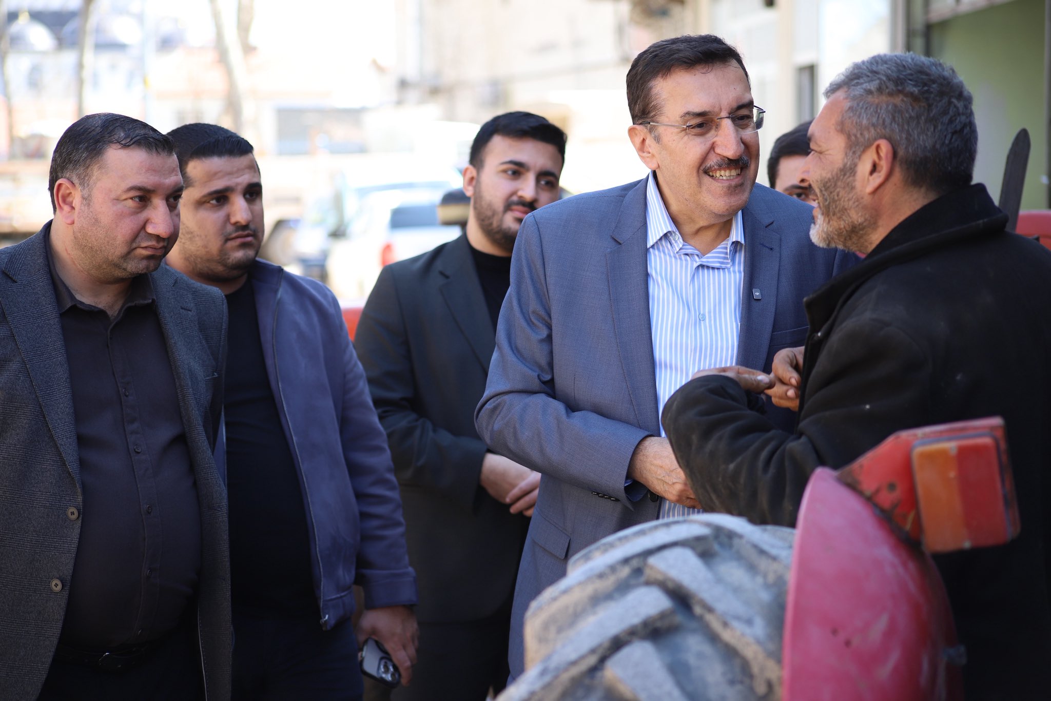 Bülent Tüfenkci, Battalgazi’de Eski Malatya Sanayi esnafıyla buluştu