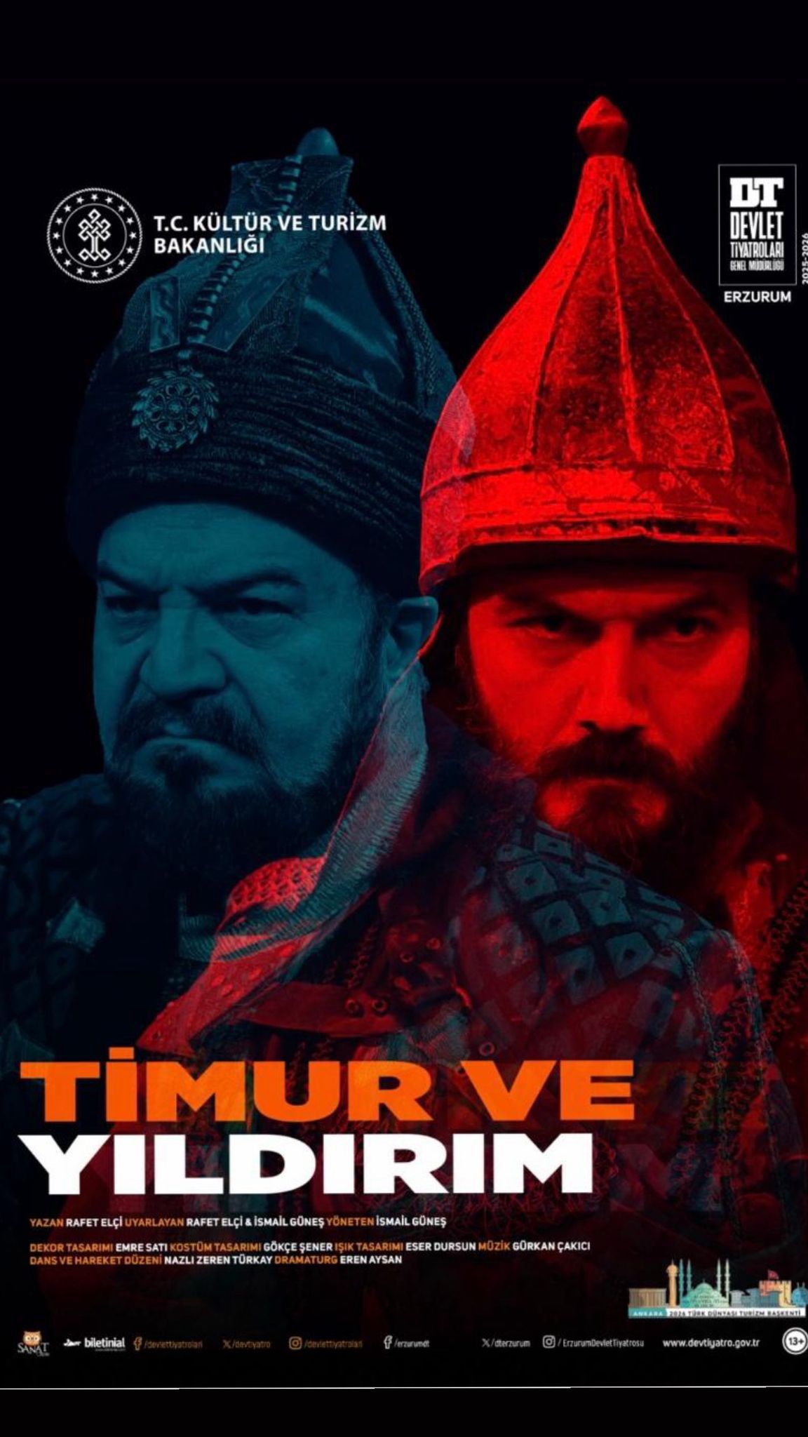 Timur ve Yıldırım Malatya Devlet Tiyatrosu Sahnesinde