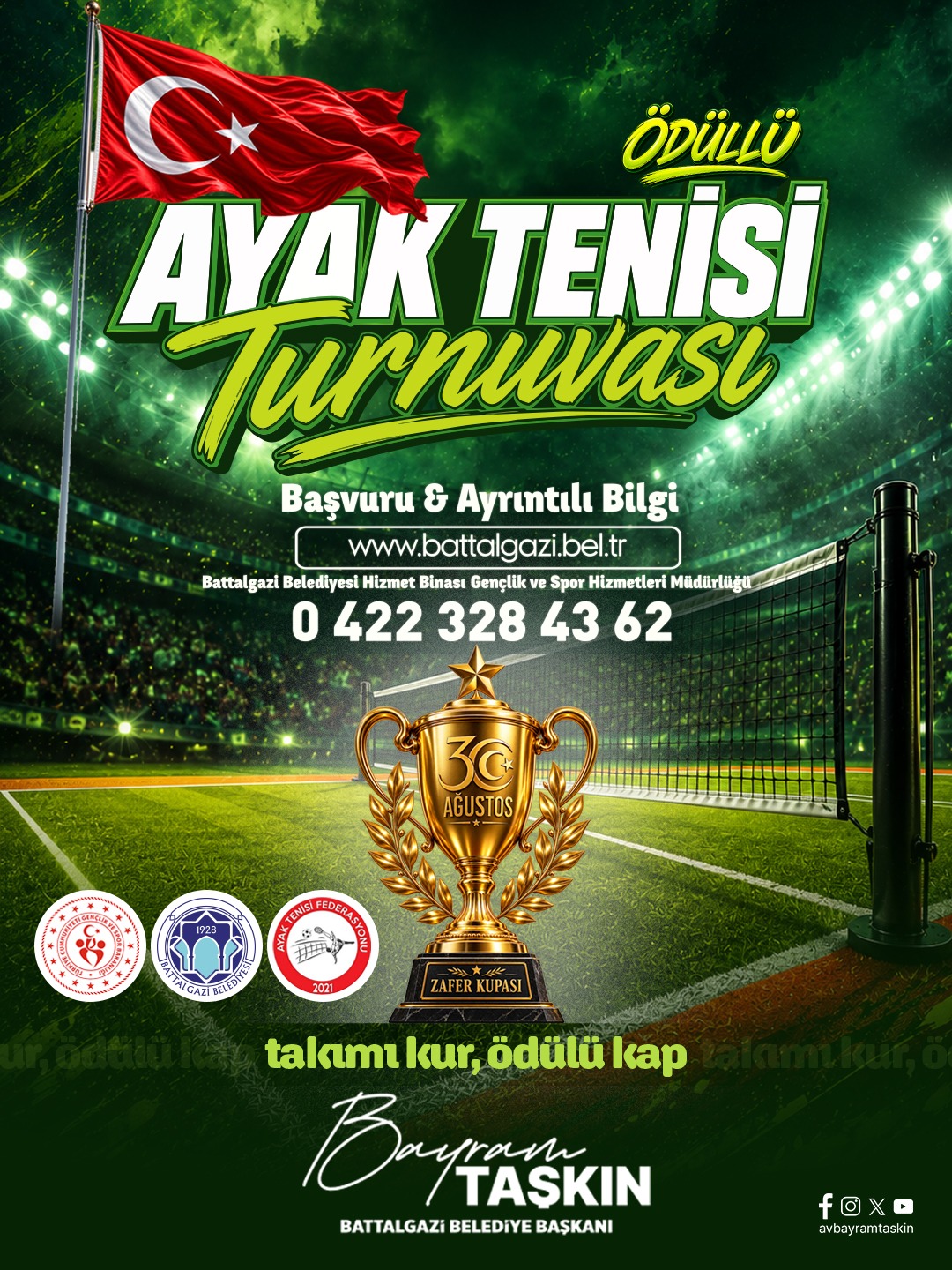 Battalgazide Ayak Tenisi Turnuvası
