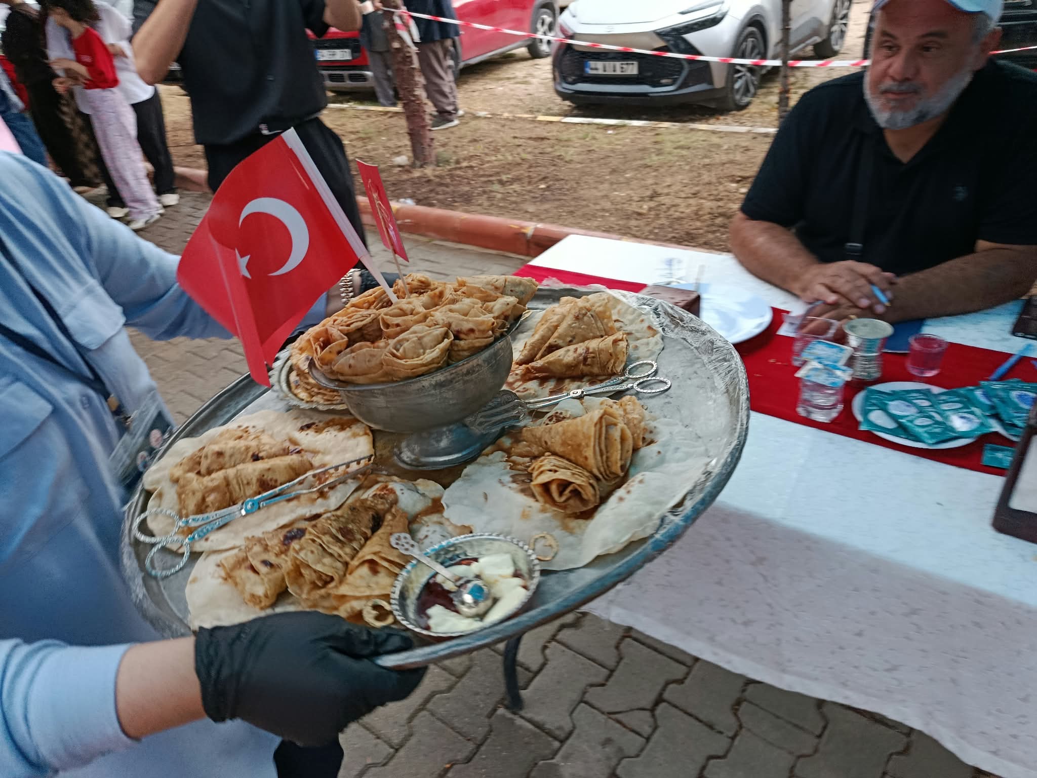 Darende’de Yöresel Lezzetler Yağmur Altında Yarıştı