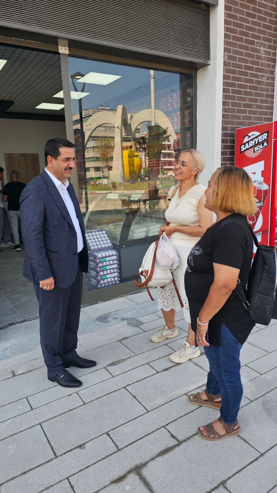 Başkan Taşkın’dan Yeni Çarşı Esnafına Ziyaret