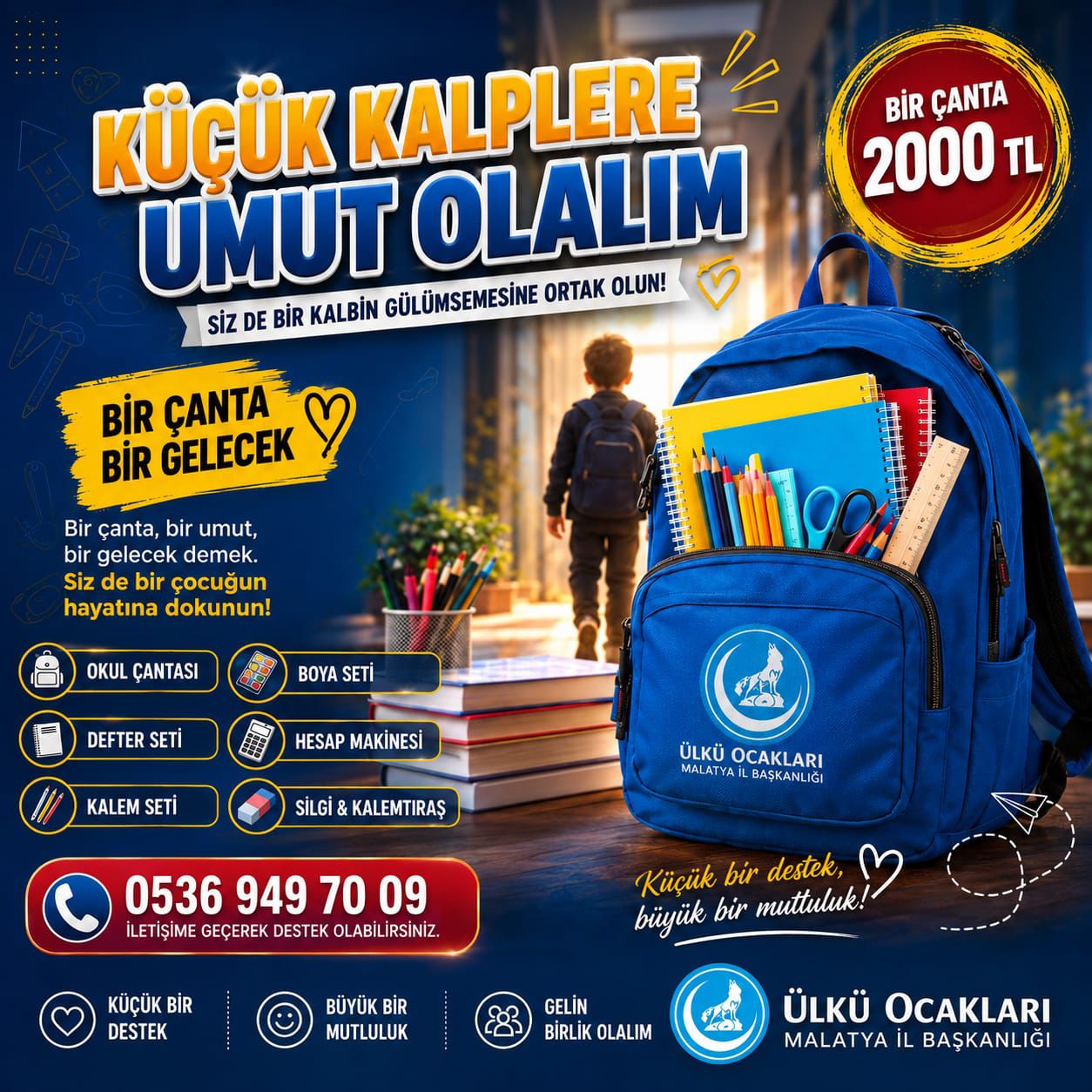 Küçük kalplere umut olalım