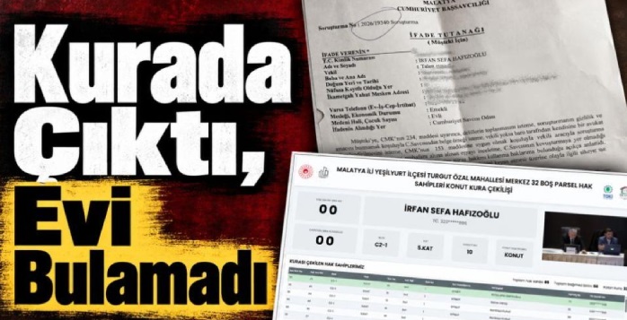 Kurada Çıktı Evi Bulamadı