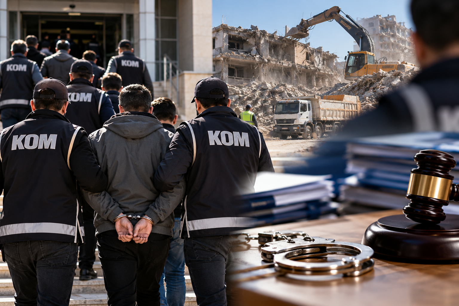 Malatya’da Yıkım İhaleleri Soruşturmasında 14 Tutuklama