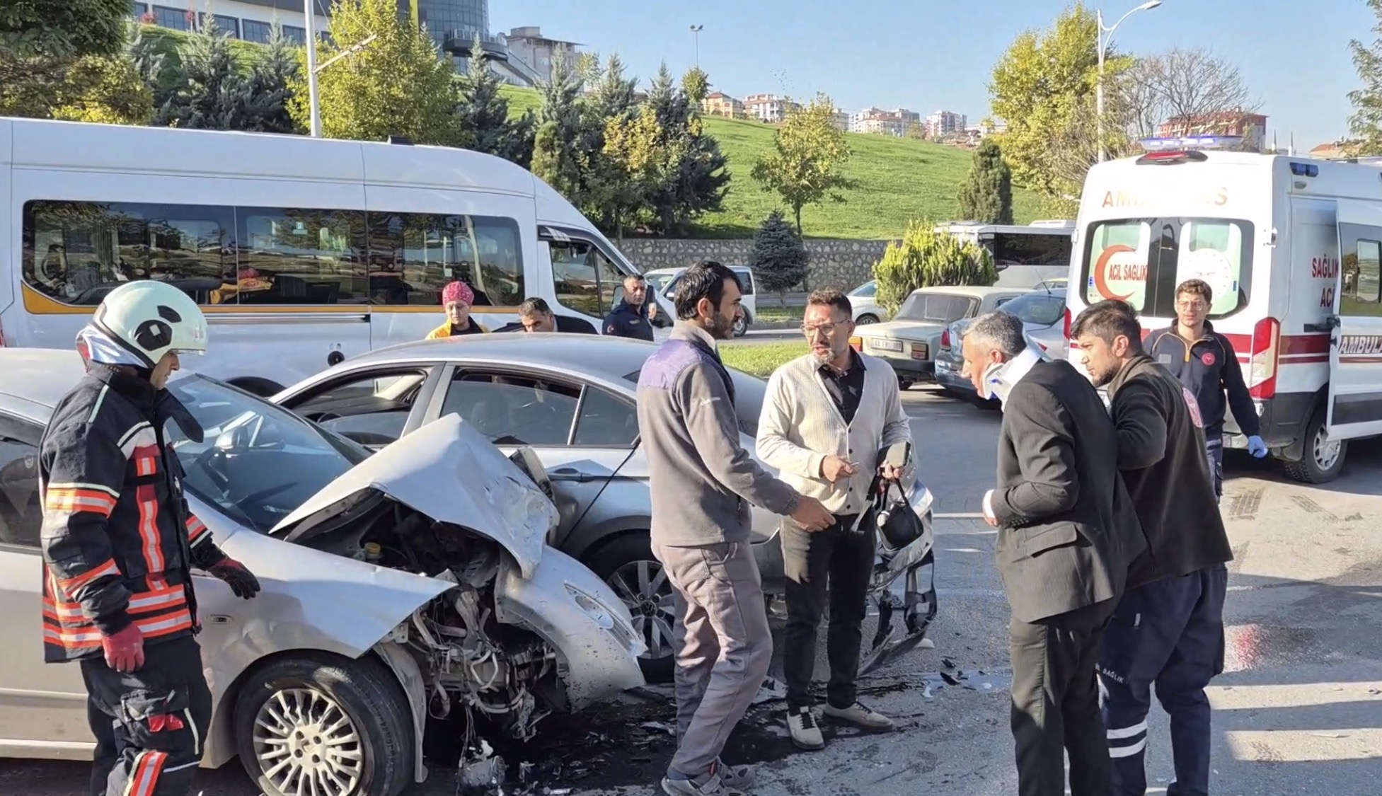 Malatya’da 6 Araç Birbirine Girdi: 3 Yaralı