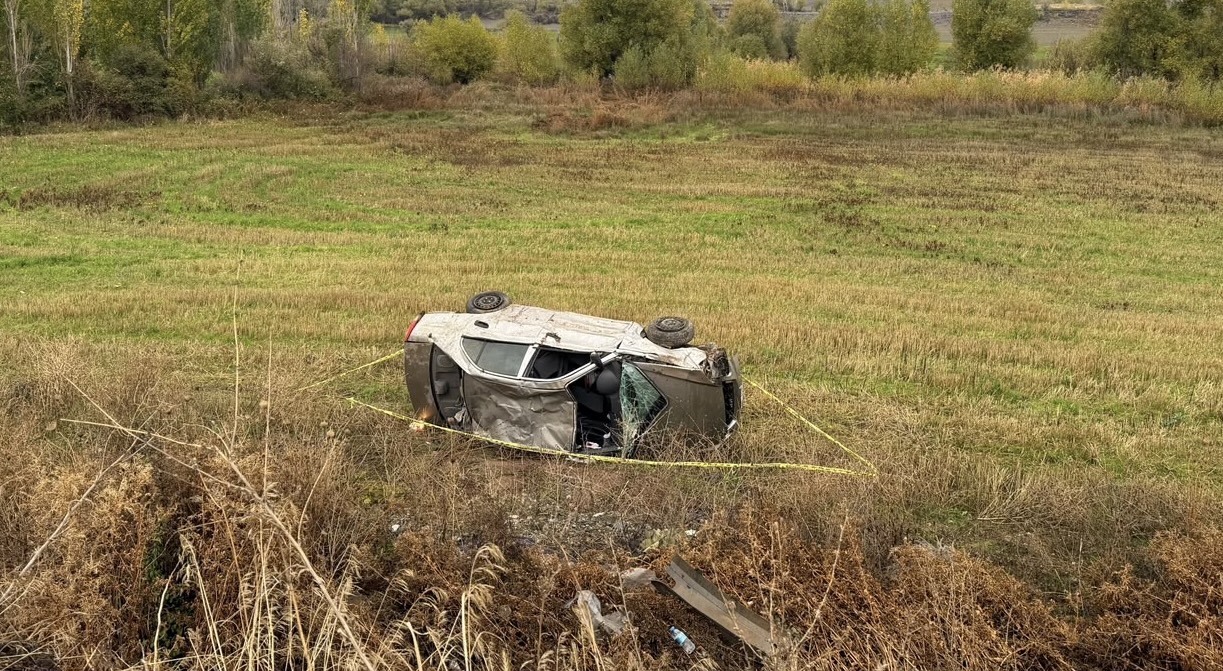 Doğanşehir’de Otomobil Takla Attı: 2 Yaralı
