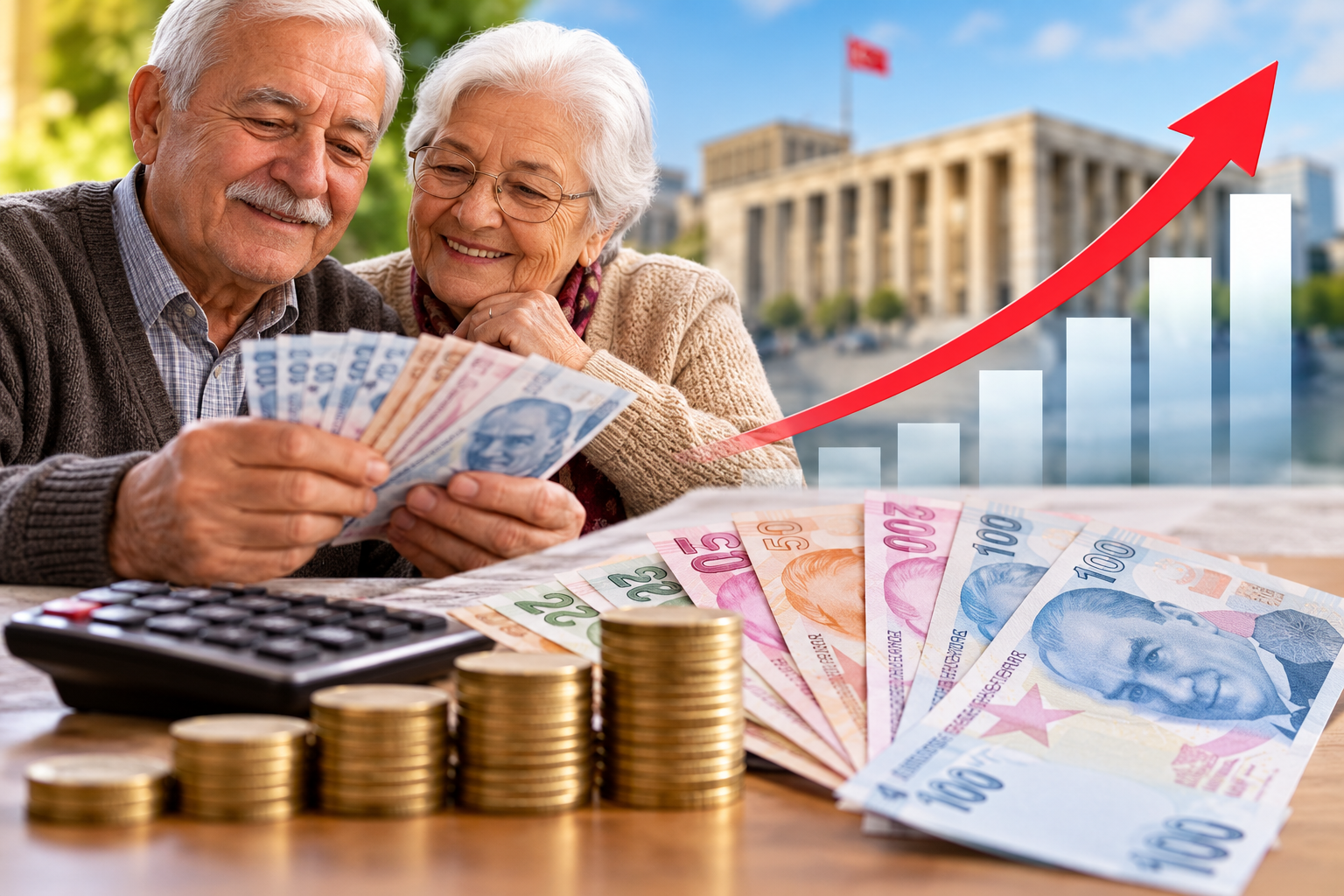 Emeklinin Ocak Zammında İlk 3 Aylık Oran Belli Oldu